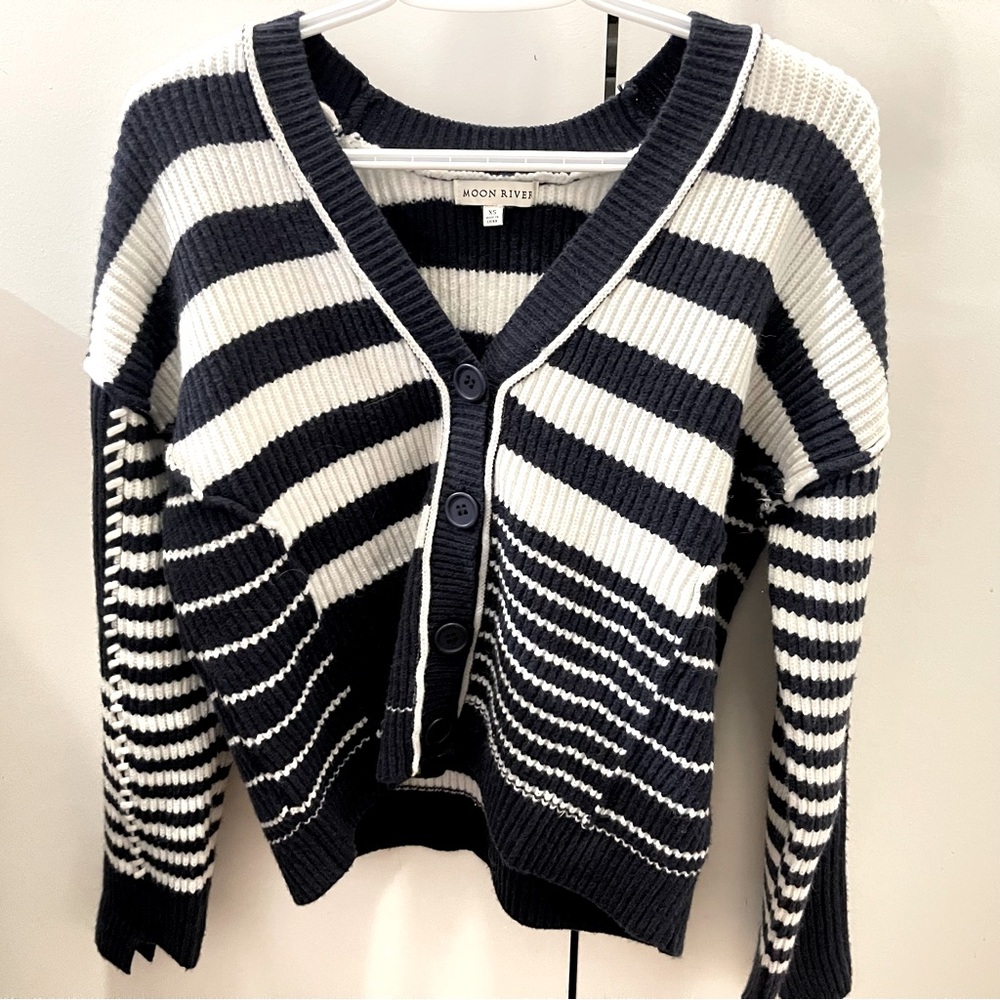 NEW Soft & Warm Navy Blue Cardigan